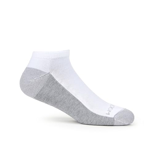 Fruit of the Loom Men's Dual Defense Low Cut Socks (12 Pack), White, Medium (6-12) - image 3