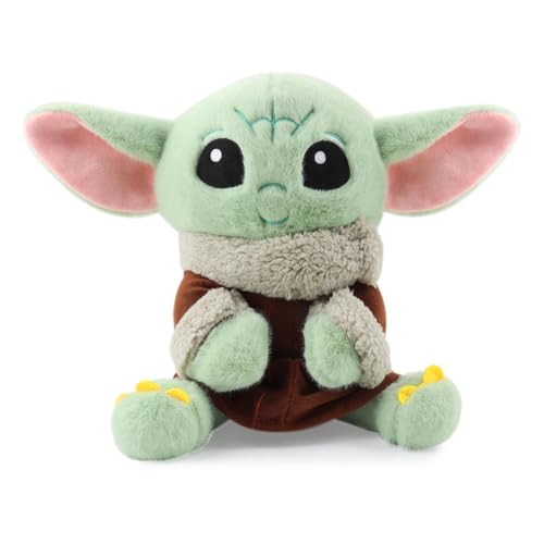 PAZATAO Baby Yoda Plush Toys Stuffed Baby Yoda Plush Cute Yoda Doll for Child Stuffed Animals Travel Toys for Kids（10 inch）
