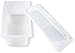San Jamar Modpans 1/3 Food Pan and Lid for Kitchens and Restaurants, Plastic, 4 Quarts, Clear