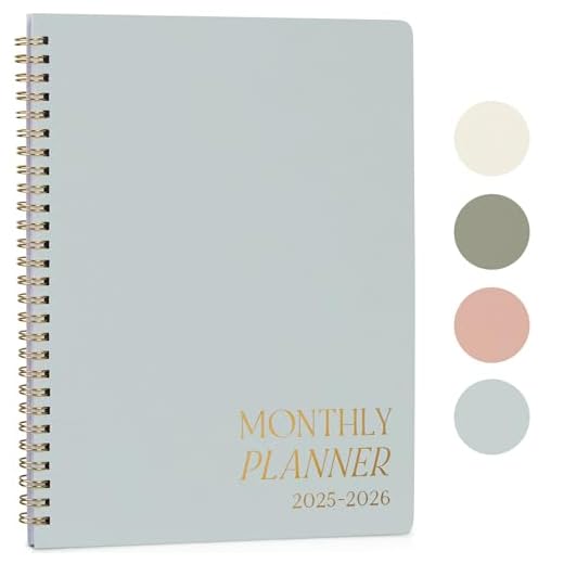 Beautiful 2025-2026 Monthly Planner and Calendar Book - To Do List Notebook That Easily Organizes Your Tasks to Boost Productivity - Runs From January 2025 Until December 2026