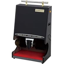 Fully Automatic Shoe Polisher, Household Electric Shoe Brush Machine, Hotel Stainless Automatic Machine for Boots Cleaning/Polishing, Electric Shoe Shine Machine with Handle,Black