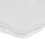 aBaby Bassinet Mattress Protector and Sheet Combo, White, 15' x 30'