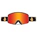 Military Gold Framed Volcom x Electric Garden Snow Goggles with Red Chrome & Yellow Bonus Lenses 2024