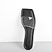 onlymaker Women's Lucite Clear Band Square Open Toe Wide Feet Flat Slides Black Size 8