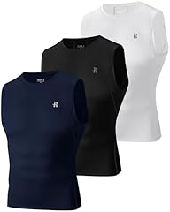 (3 Pack)black/White/Navy Blue