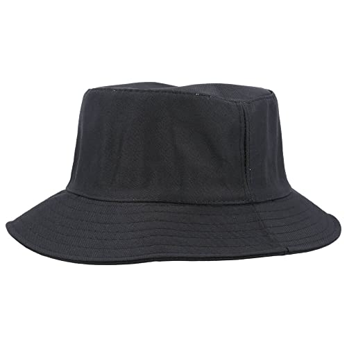 Chapéu Bucket Hat Feminino e Masculino Liso e Estampado Unissex (Preto)