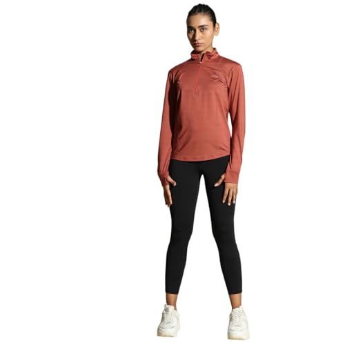 Image of Silvertraq Women's Athleisure Runner Zip Neck T-Shirt