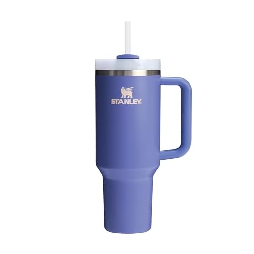 Stanley Quencher H2.0 Flowstate Borraccia Con Cannuccia 1.2L - Freddo Per 11 Ore - Con Ghiaccio Per 48 Ore - Senza BPA - Tazza Termica Con Manico - Lupine