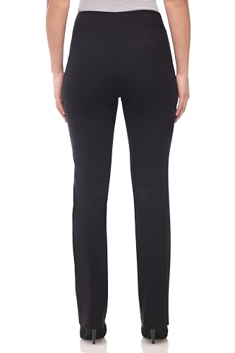 Women's Stretchy Straight Leg Dress Pants with Secret Pocket for Office Work Business3