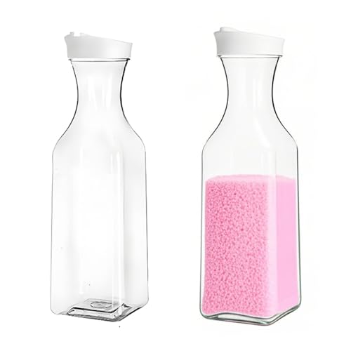 SJDOFU Washing Powder Storage, 2 PCS Laundry Detergent Storage, 1.5L Detergent Dispenser for Laundry Powder Fabric Softener