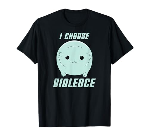 Moopsy Chooses Violence (Light Text) T-Shirt