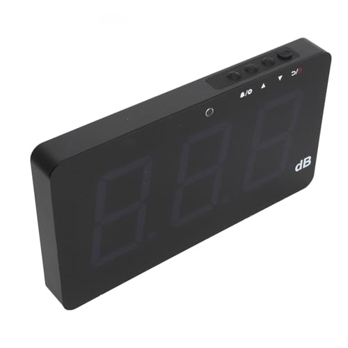 Digitales Schallpegel-Messgerät mit Dezibel-Messung, 24,4cm LCD-Display, 30-130dB Messbereich, 3600mAh Akku für Büro Fabrik Zuhause Wandmontage möglich