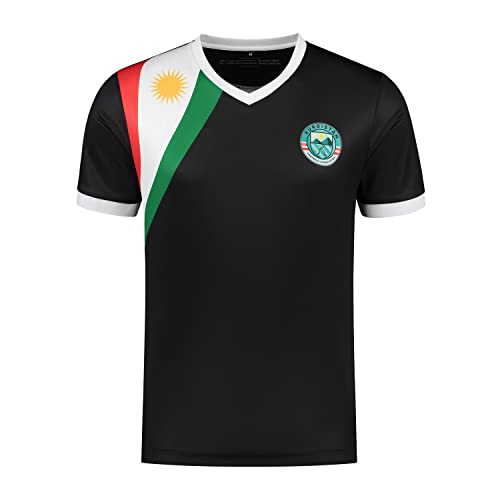 Kurdistan Football Association Kurdische Flagge Fußballtrikot - Kurdistan Flagge Trikot - Kurdistan T-Shirt (S)