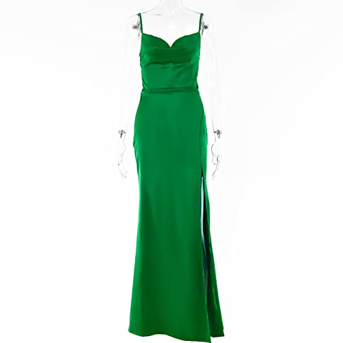Robe maxi de fête sans manches longue pour cocktail et soirée