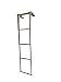 Pactrade Marine Boat Swim Stainless Steel 4 Step Telescopic Drop Ladder