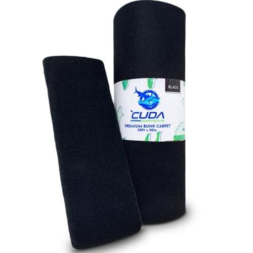 Cuda Boat Trailer Bunk Carpet - Premium 23oz Marine Carpet 20 feet x 20 inch-Marine Carpeting for Boats, Boat Trailer Bunks, Boat Bunk Carpet, Bunk Carpet for Boat Trailers