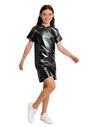 Vêtements sport noir fille pour cours de danse jazz et entraînements hip hop