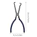 Fuel Line Pliers, Electrical Disconnect Pliers for Cars, Multi-Functional Hose Pipe Clamp Made of Carbon Steel, Fuel Line Disconnect Tool for Cars (Blue)