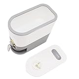 Photo Gallery miokycl scatola dispenser di riso, contenitore ermetico per alimenti per cereali, grande capacità, per cucina domestica (grigio, l, 10 l) Photo Gallery miokycl scatola dispenser di riso, contenitore ermetico per alimenti per cereali, grande capacità, per cucina domestica (grigio, l, 10 l)
