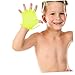 Abaodam 2Pcs Swimming Webbed Gloves Swim Training Paddles for Beginners Suitable for Water Activities and Swim Lessons Unisex Design Fluorescent