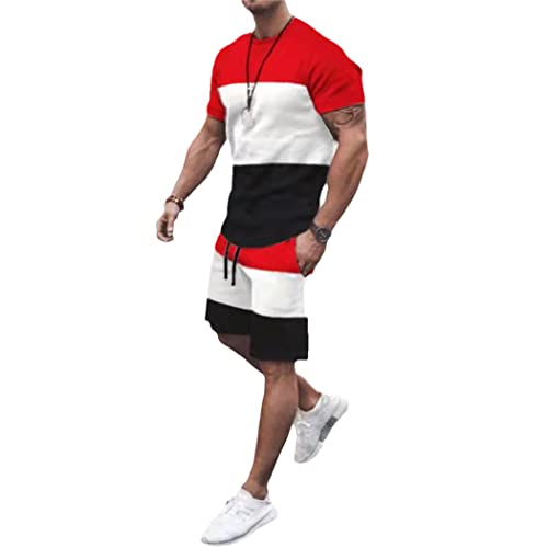 Ensemble d'été pour homme T-shirt surdimensionné léger idéal pour la plage