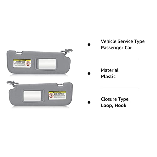 image for AEagle Left & Right Sun Visor for 2011-2015 Hyundai Elantra, Driver & 