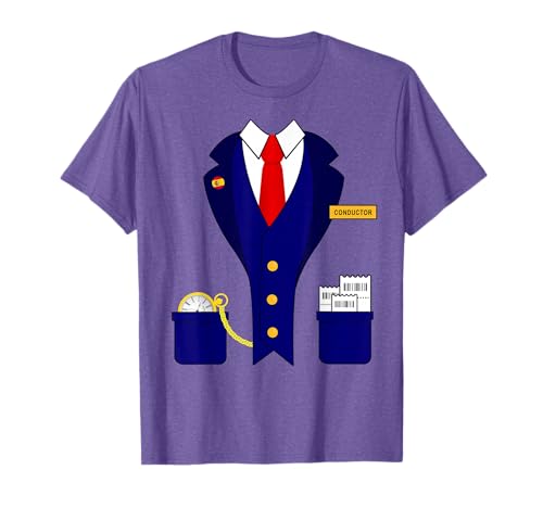 Divertido disfraz de conductor de tren Camiseta