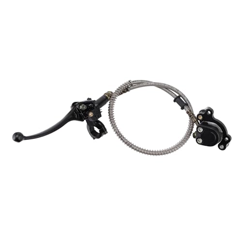 WOOSTAR Ensemble D'étrier de Maître-Cylindre de Frein à Disque Avant Remplacement pour 2 Temps 43cc 47cc 49cc Mini Pocket Bike Dirt Bike Mini Chopper Scooter