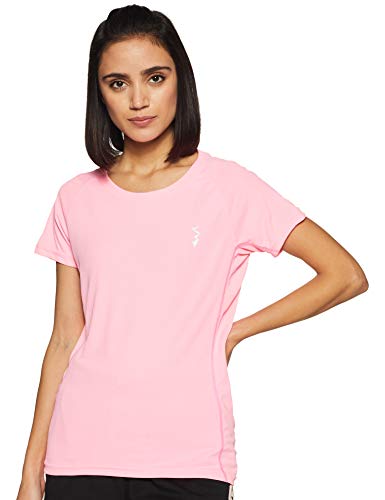 Image of PINACOLADA Solid Women Round Neck Light Sea Green Sports Jersey