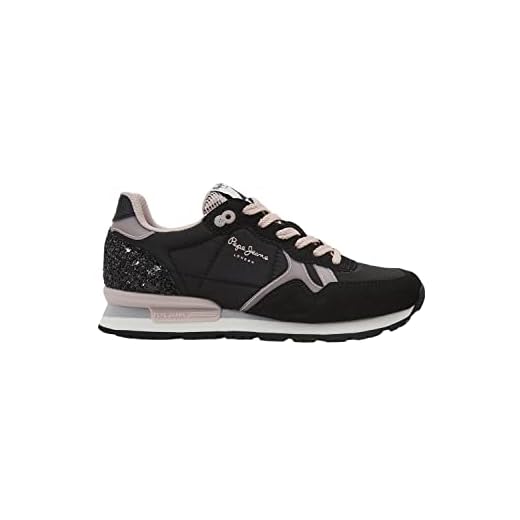 Pepe Jeans Britt G Star, Zapatillas, 999 Negro, 40 EU