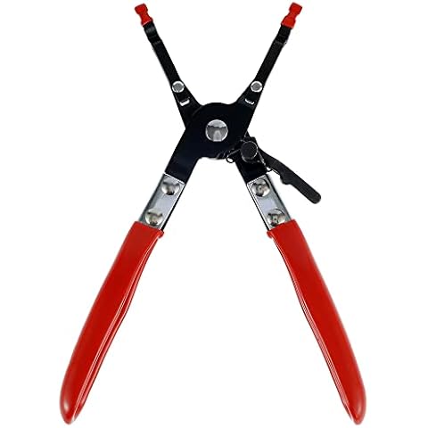 DRBIT Car Soldering Plier with PVC Handle 9.69 inch Universal Car Vehicle Soldering Aid Plier Hold 2 Wires Whilst Car Repair Clamp Tool for Soldering, Electrical Work, Mechanical Work te9 Cover