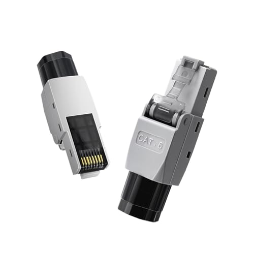 Évitez les déconnexions internet avec le connecteur RJ45 CAT6 et sa fiche modulaire plaquée or