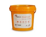 Girtech FireCast Castable Refractory Cement 3110F Degree Fahrenheit 34 Lbs High Temperature Heat Resistant Fireproof Mortar Build Repair Pizza Oven Fire Places Forge Kiln Stove
