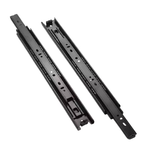 DOMIRA Caminos de cajones resistentes, cierre suave, extensión completa, rodamientos de bolas para un funcionamiento suave y silencioso, ideal para cocina, oficina, armario y almacenamiento debajo de
