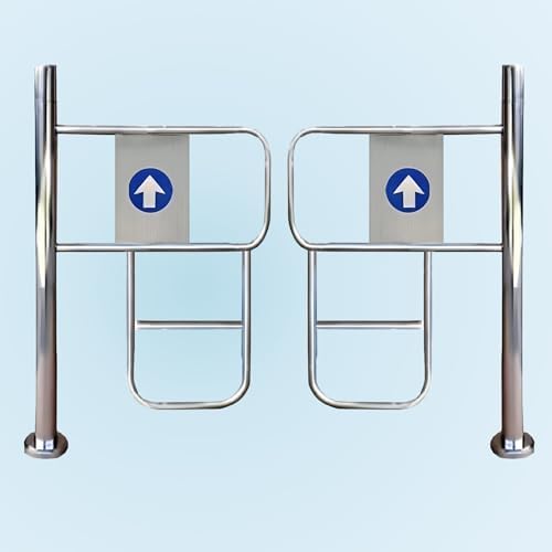 Self-Closing 1-Way Swing Gate - Durable Entrance Door for Aisles, Yards, Libraries - 180cm (70.8in) Safety Gate for Secure Access and Easy Use