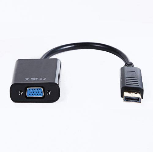 Display Port DP Male to VGA Female Video Converter Adapter Cable for Dell HP TV
