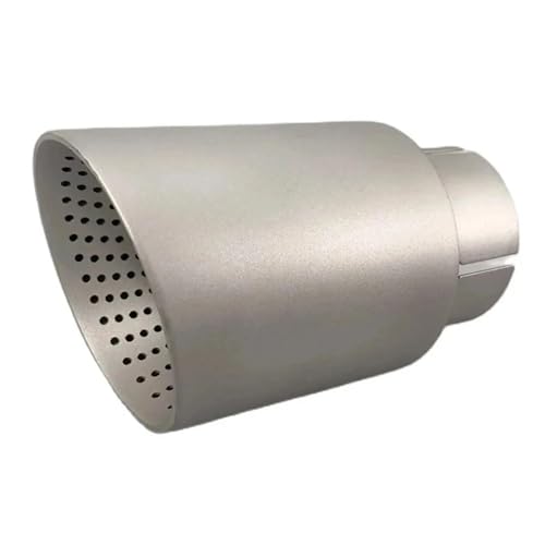 Buse d'échappement inox mat 57mm protection thermique pour Golf MK7