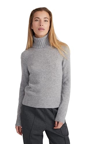 Style & Republic Damen Rollkragenpullover aus 100% Kaschmir, Regu...