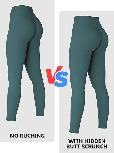 Image of Sunzel Sunzfly Invisible Butt Scrunch Workout Leggings for Women, Butt Lifting High Waisted Gym Yoga Pants with Tummy Control