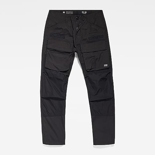 G-STAR RAW Herren 3D Regular Tapered Cargohose, Schwarz (dk Black D23636-D384-6484), 26W / 34L – Ansicht 4