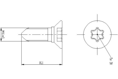TEXTAR Schraube für Bremsscheibe, TPM0008