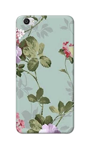 Image of Printed Hard Back Cover Case for Vivo Y55 | Vivo Y55L | Vivo Y55s Back Cover (Floral Painting) -1302