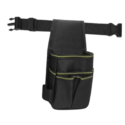 NINMORTH Cinturón portátil para electricistas, fontaneros y jardineros, bolsa de cintura ajustable con múltiples bolsillos, poliéster, 32 cm