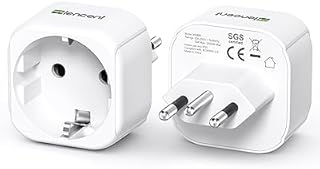 LENCENT 2 x adapter podróżny typu N Brazylia, Europa DE niemiecki 2 piny na BR 3-pinowe wtyczka podróżna adapter do gniazdka Brazylii
