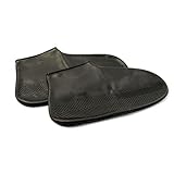 Rubberfashion Silikon Socken - Silikonsocken für Füße kurz - Dessous für Damen und Männer Schwarz S