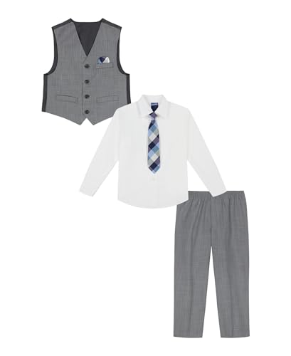 Nautica Baby-Boys 4-Piece Suit Set with Dress Shirt, Vest, Pants, and Tie2
