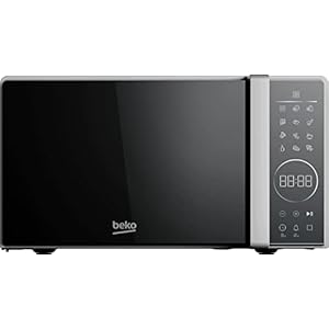 Beko Solo Digital Touch Control Microwave MOC20130SFB |Silver Design | 20L Capacity| 700W Power | Includes Auto-Defrost…