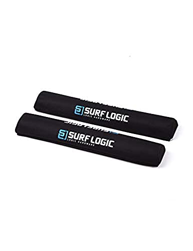 SURF LOGIC Surflogic Aero Rack Pads 50cm, Adultos Unisex, Negro, 50 cm Cover
