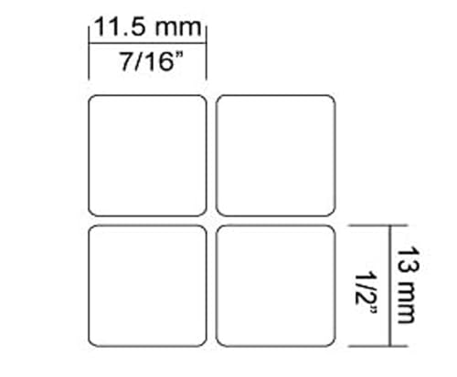 Pegatinas para teclado en persa y inglés US negro miniatura 4