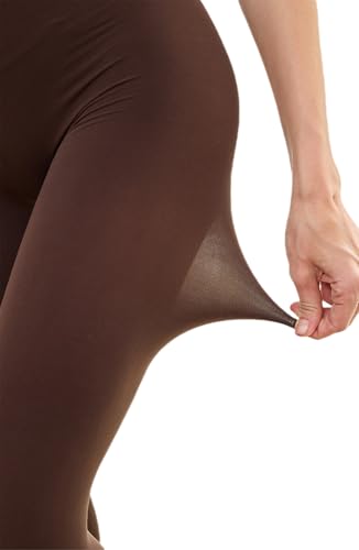 Image of Women's Tights 80D Ultra Soft Semi Opaque High Waist Pantyhose | Super soft microfiber women's tights are skin-friendly, breathable, stretchy, durable, well-fitted and stay in place
